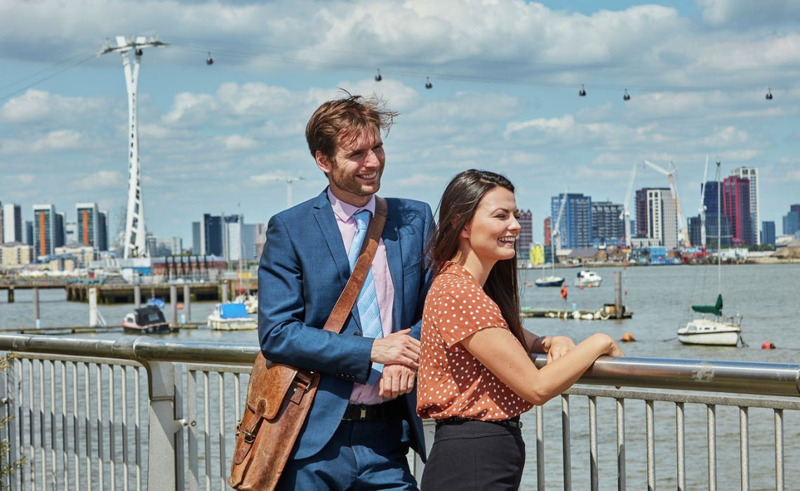 Thames Pathway, adjacent to Greenwich Millennium Village