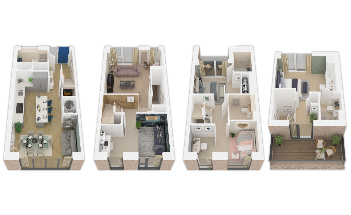 floorplan/Houses/townhouse-3d