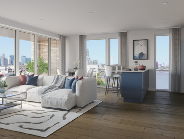 Typical Kitchen/Living/Dining area