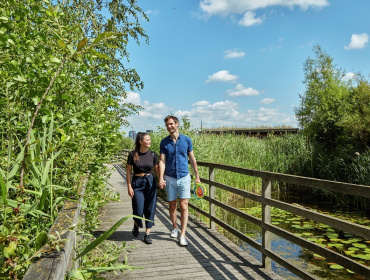 Take a walk through the unique four acre ecology park